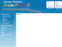 Tablet Screenshot of collegestpierre.fr